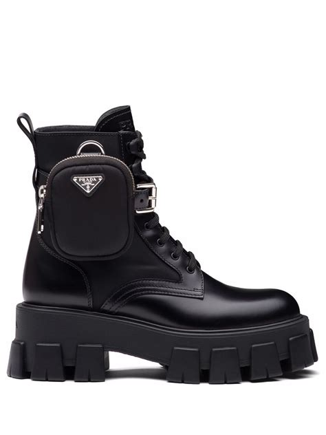 botas prada mujer originales precio|Prada military boots.